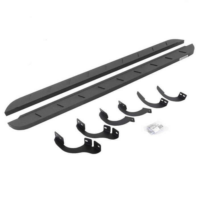 Go Rhino RB10 Slim Line Running Boards with Mounting Brackets Kit Model 63442568ST