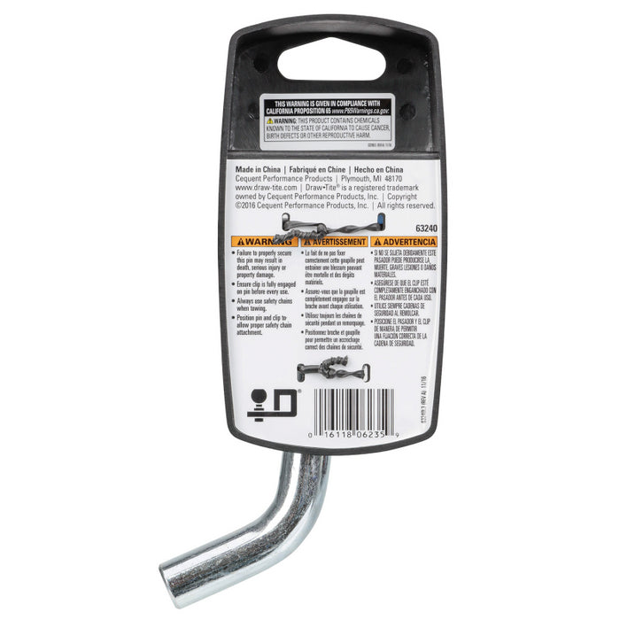 Draw-Tite Trailer Hitch Pin and Clip Model 63240