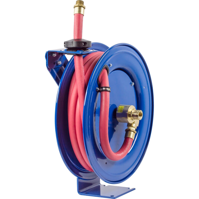 Coxreels SH-Fuel Series Heavy Duty Spring Driven Fuel Hose Reel 3/4 in. x 25 ft. - Hose Included 300 PSI Model SHF-N-525
