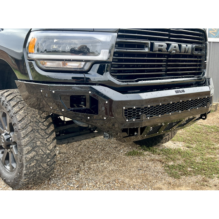 Bodyguard Freedom Front Base Non-Winch W/O Sensor Cutouts Texture Black Powder Coat Model NAR19BNTNN