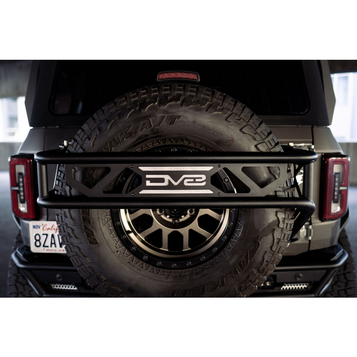 DV8 Offroad 2021-2025 Ford Bronco Spare Tire Guard , Accessory Mount Model TCBR-01
