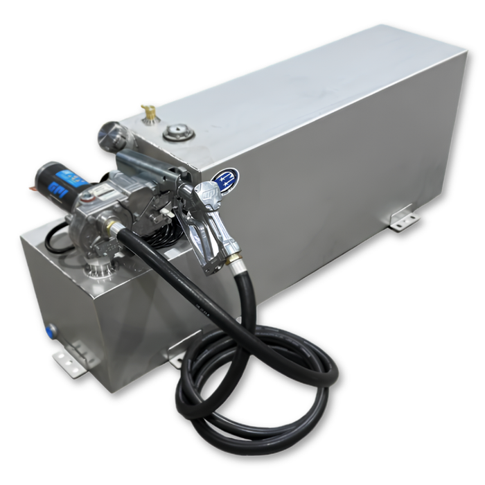 Boyd Welding Stainless Steel 35 Gallon 48x12x18 Tank With GPI 15GPM Pump Driver Side Only Model 13004-SS-DP
