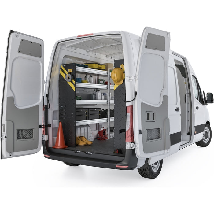 Ranger Design Mobile Service & Plumbing Van Shelving Package for Mercedes Sprinter High Roof 144" Wheelbase Model DHS-16