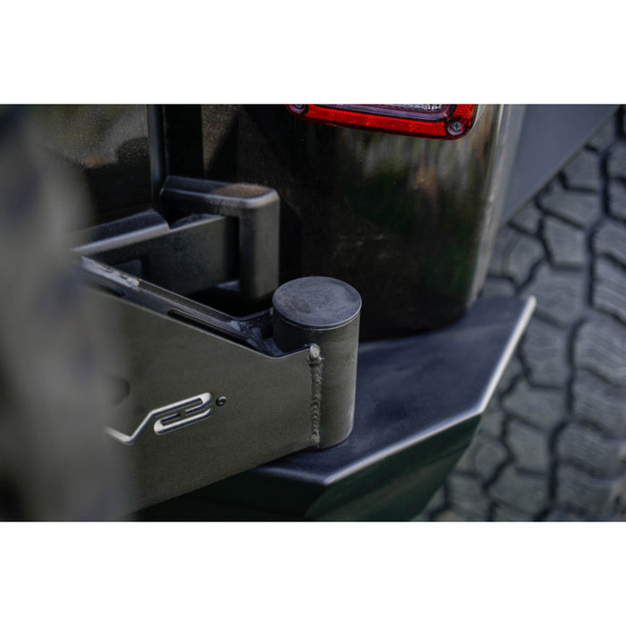 DV8 Offroad 2007-2018 Jeep Wrangler JK JKU Tire Carrier For Mto Bumper Model TCJK-13