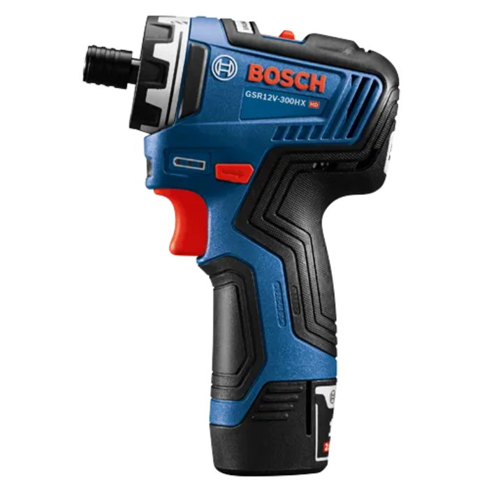 Bosch 12V Max Brushless 1/4 In, Hex Two-Speed Screwdriver Kit with (2) 2.0 Ah Batteries Model GSR12V-300HXB22