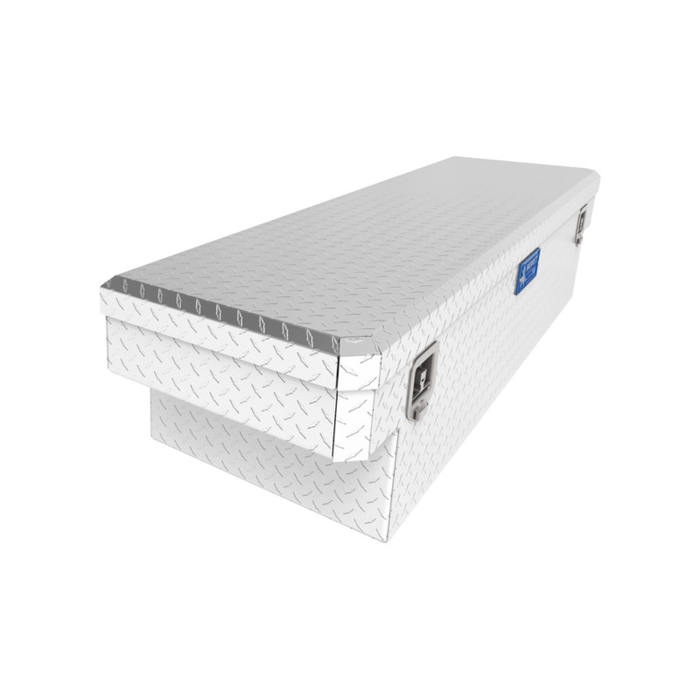 Merritt Crossover Tool Box Standard Depth 16"H x 20"D x 70"L Diamond Plate Gloss Aluminum Single Lid Full Size Trucks Model 710109-112