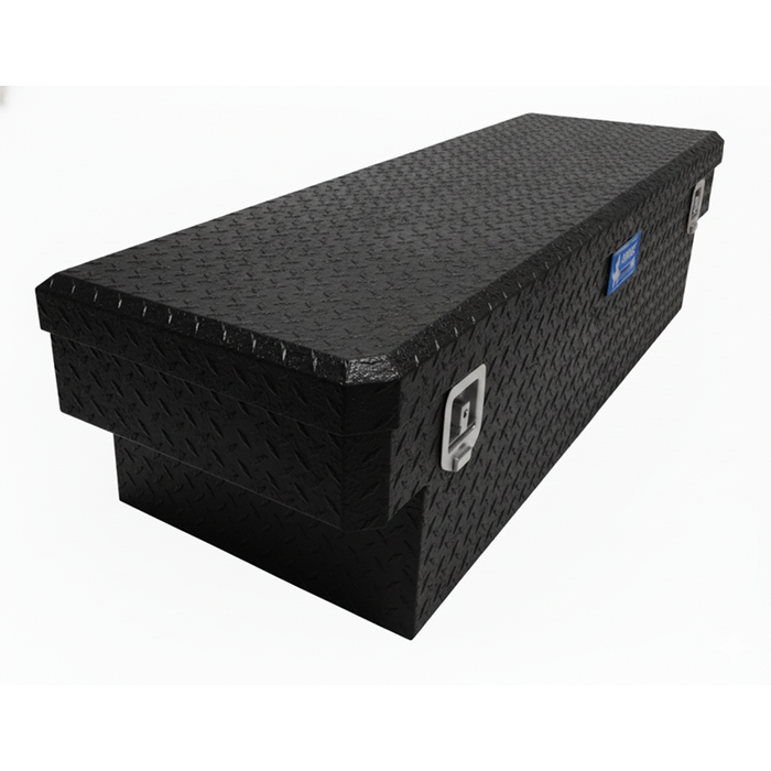 Merritt Crossover Tool Box Standard Depth 16"H x 20"D x 70"L Diamond Plate Aluminum Single Lid Full Size Trucks