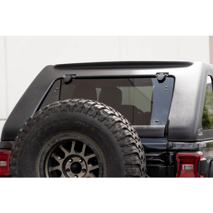 DV8 Offroad 2018-2025 Jeep Wrangler JLU 4-Door Razor Series Fastback Hard Top Model HTJL02-B