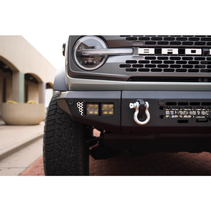 DV8 Offroad 2021-2026 Ford Bronco OE Plus Series Front Bumper Model FBBR-03