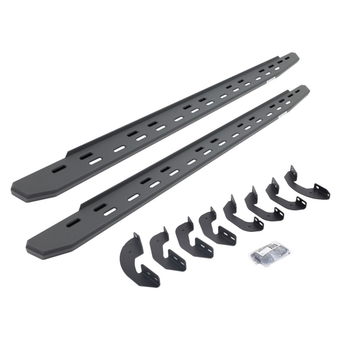 Go Rhino RB30 Slim Line Running Boards with Bracket Kit Double Cab Only Model 69641580SPC