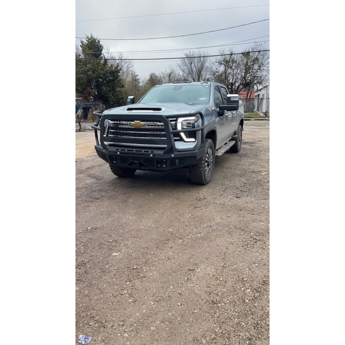 Bodyguard FT Front Extreme - Sensor Cutouts Fog Cutouts Receiver W/ Mesh Grille With Camera Harness Texture Black Powder Coat Model JEC24BYTMH