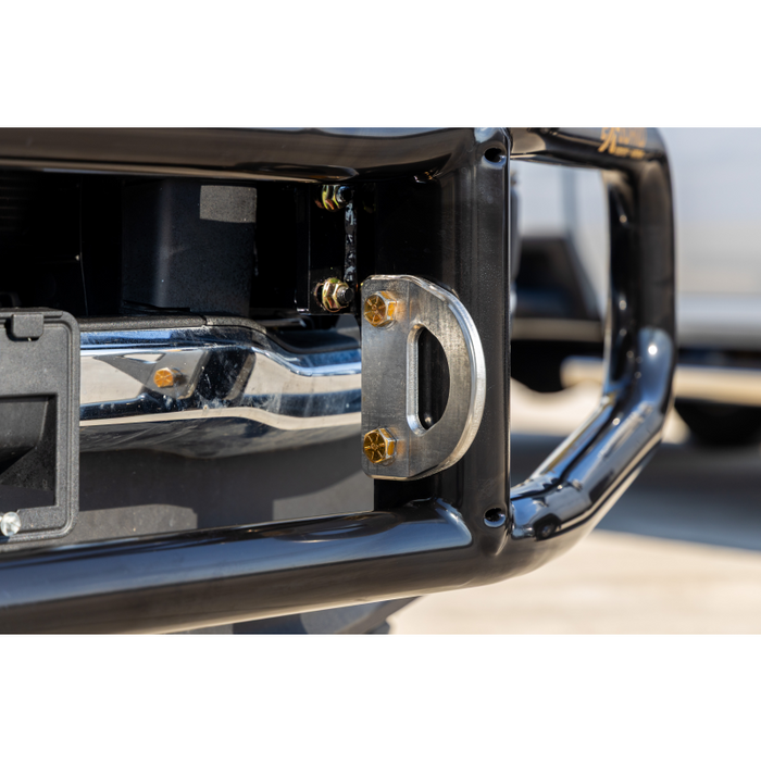 Ex-Guard Kit Extreme-Duty Full-Height Coverage Black Grille Guard Kit w/ Mounting Bracket and Tow Hooks Model FX-50BG3-FD2517-MB-17FX-FD25-TH