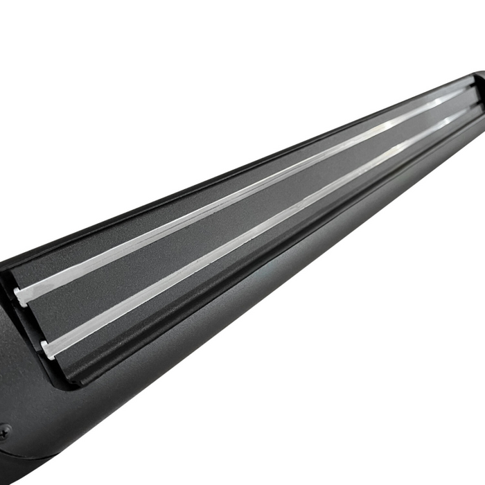 Go Rhino V-Series V3 Aluminum Step Nerf Bars and Mounting Brackets Kit Textured Black Model V3492652T