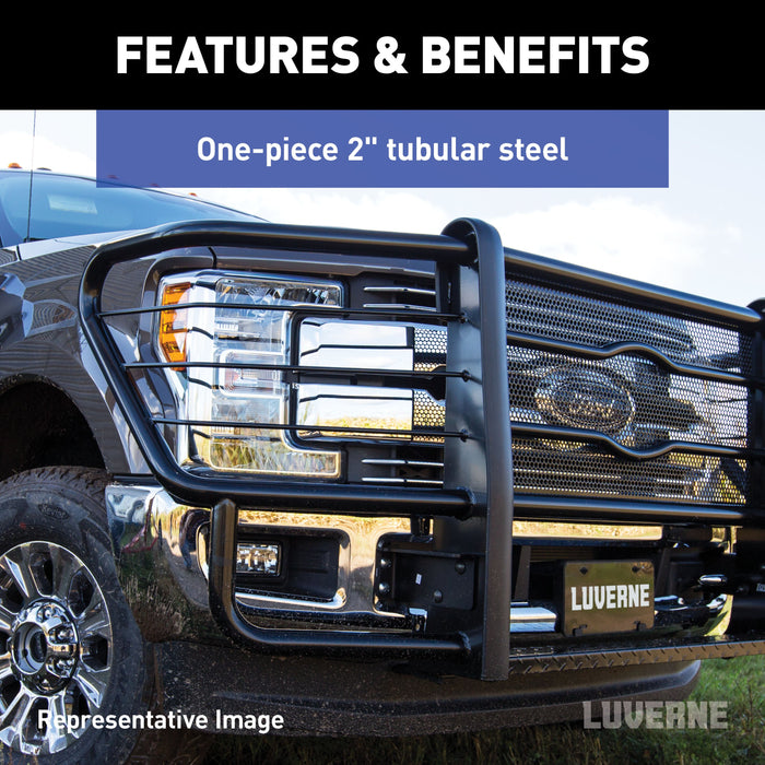 Luverne Prowler Max Black Steel Grille Guard Select Chevrolet Silverado 1500 Model 320713-321610
