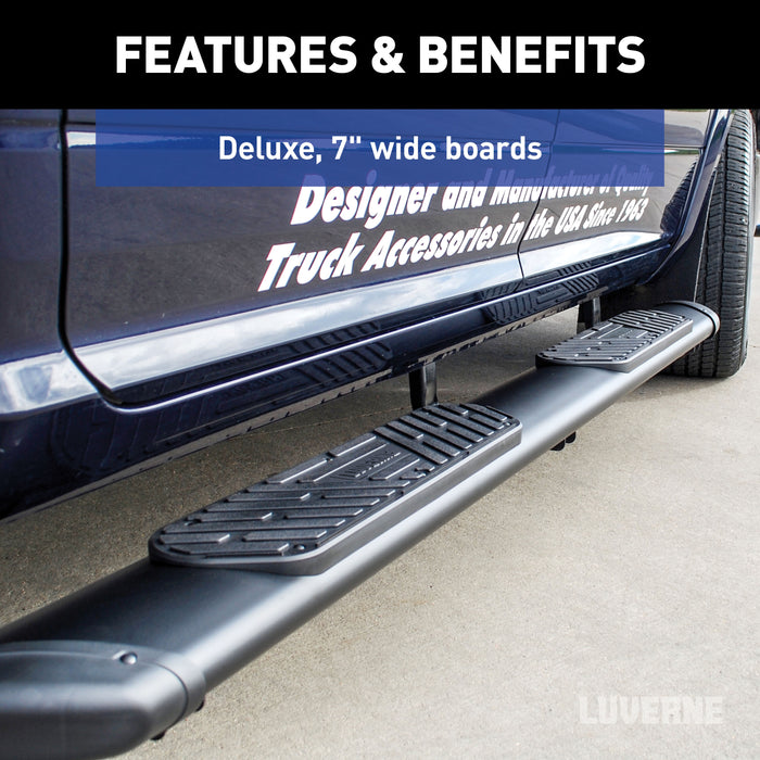 Luverne Black Stainless 88" Side Steps for Select Ford Lightning Model 277088-401535