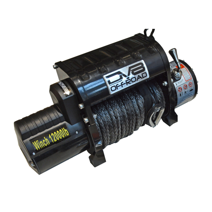 DV8 Offroad 12,000 lbs. Winch With Synthetic Rope Model WB12SR
