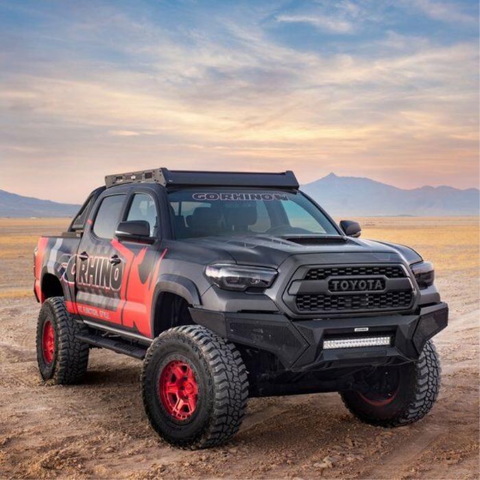 Go Rhino Element Front Bumper with Power Actuated Hide-Away Light Bar Mount Model 343891T