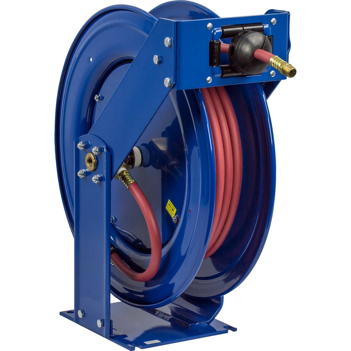 Coxreels T Series Supreme Duty Spring Driven Hose Reel 3/4 in. x 25 ft. - Hose Included 1500 PSI Model TMP-N-525