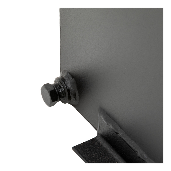 UWS Matte Black Hammerhead-Style 100-Gallon L-Shape Steel Transfer Tank Model ST-100HH-MB