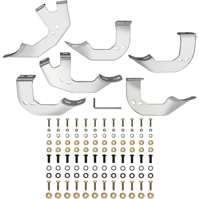 Westin PRO TRAXX 4 Oval Step Nerf Bars Polished Stainless Steel Model 21-22670
