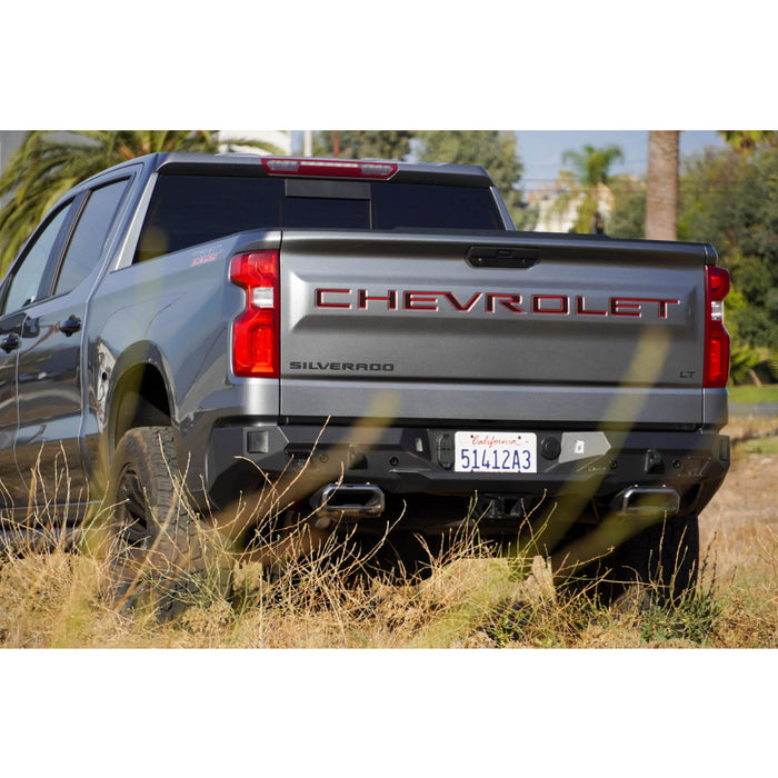DV8 Offroad 2019-2025 Chevrolet Silverado , GMC Sierra 1500 Spec Series Rear Bumper Model RBCS1-03