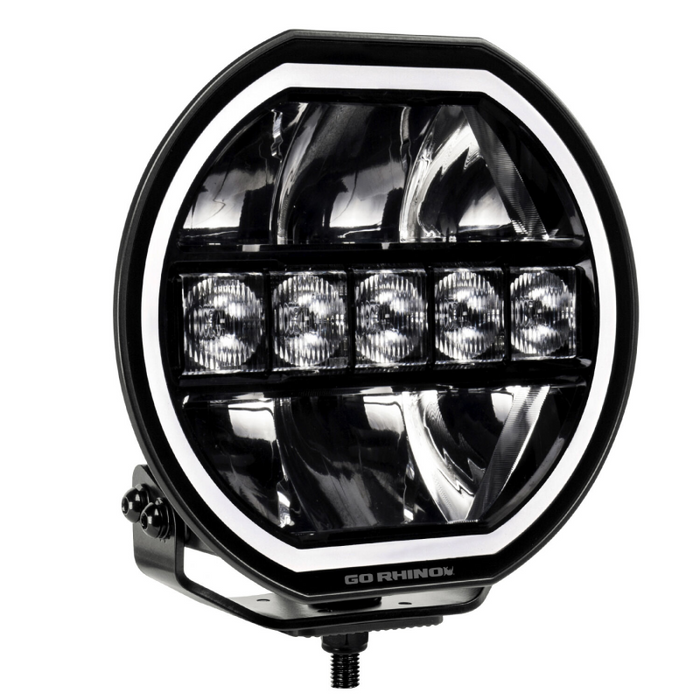 Go Rhino Blackout Series MAXLINE 7" LED Beam with Multi Daytime Running Light Model 751080711CRS