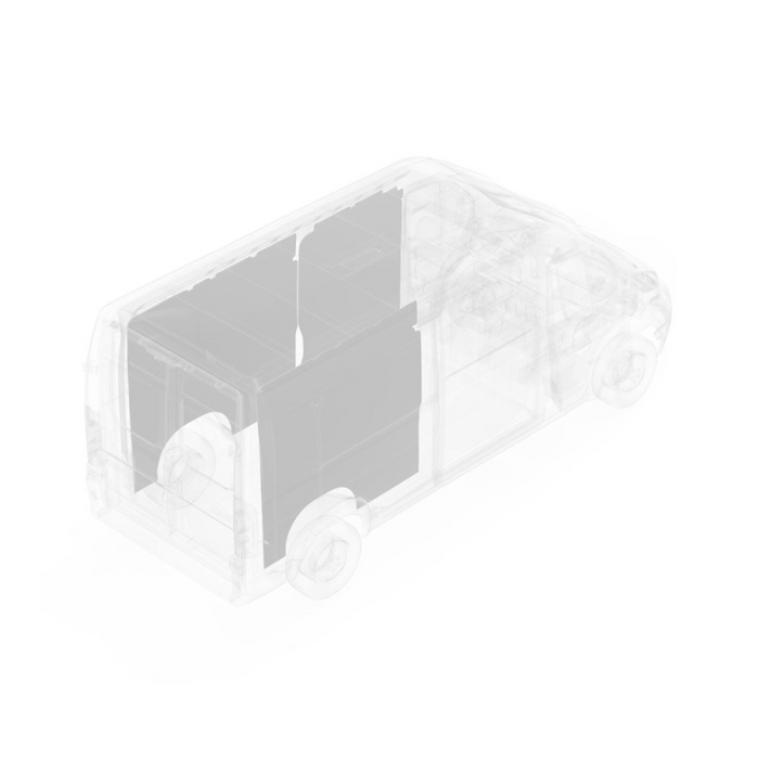 LEGEND DuraTherm Wall Liner RAM ProMaster 159" EXT Cargo Van HR - White - Single Side Door, Model 654-114-2614