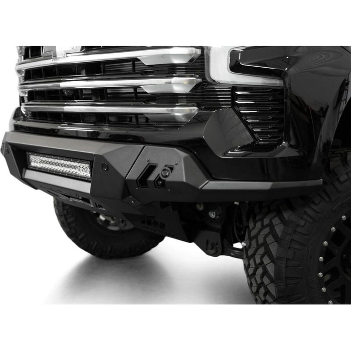 Addictive Desert Designs Chevy Silverado 1500 Black Label Front Bumper Model F140300010103