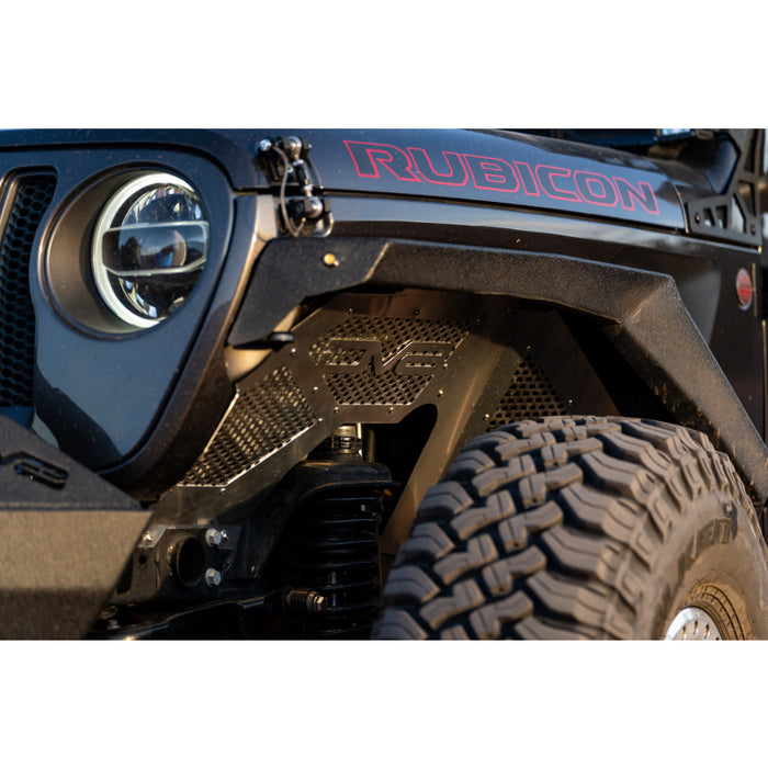 DV8 Offroad 2018-2018 Jeep Wrangler JL JLU Gladiator JT Front Inner Fenders Model INFEND-03FB