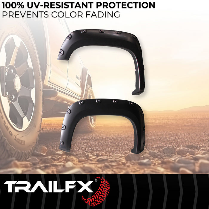 TrailFX Fender Flare Pocket Style Flare Smooth Set Of 4 Model TFG3001S