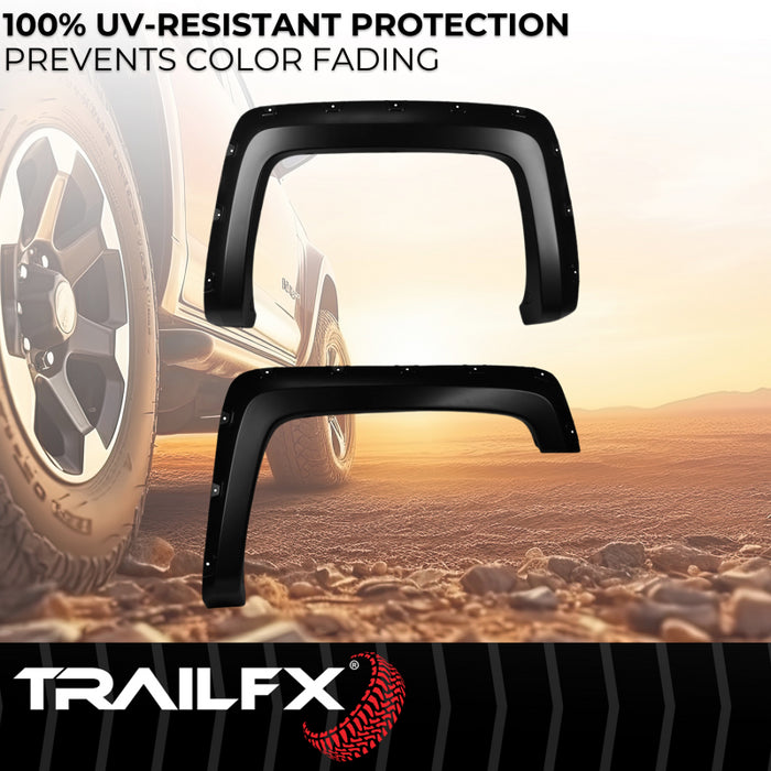 TrailFX Fender Flare Pocket Style Flare Smooth Set Of 4 Model TFC3002S