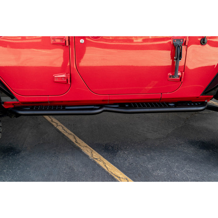 DV8 Offroad 4-Door OE Plus Running Boards Model SRJK-08