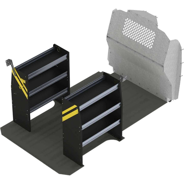 Ranger Design Contractor Van Shelving Package for Mercedes Metris All Wheelbase - Dual Sliding Doors Model MMR-10