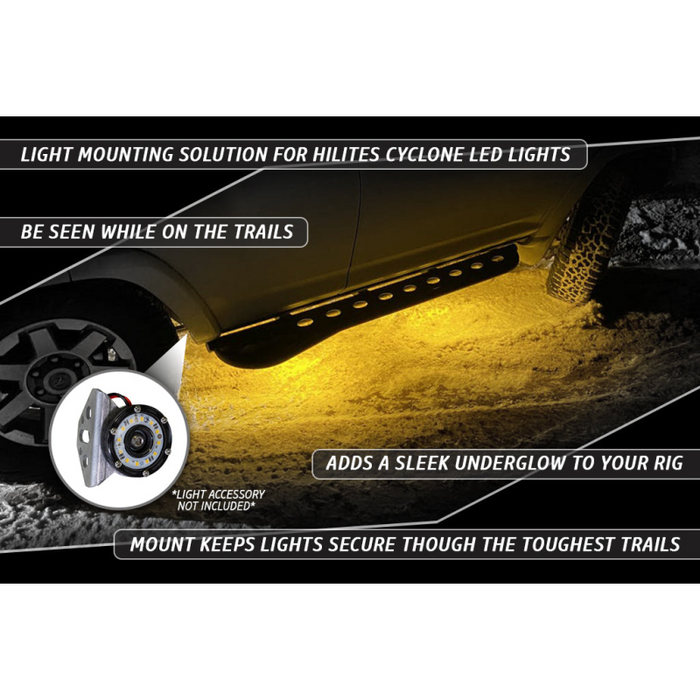 Rago Fabrication KC HiLites Cyclone Light Mount Model R0000ROCKKCCYC