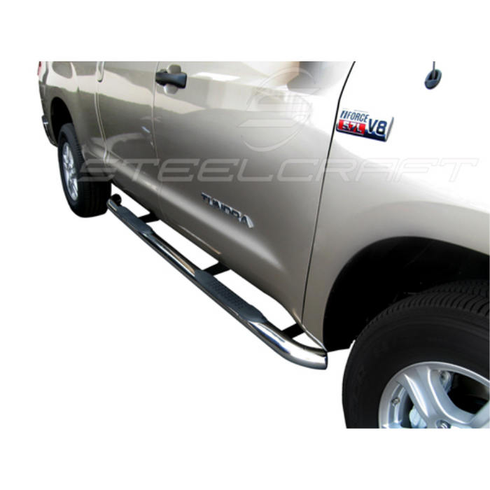 Steelcraft 3in. Round Stainless Steel Step Nerf Bars Model 233107