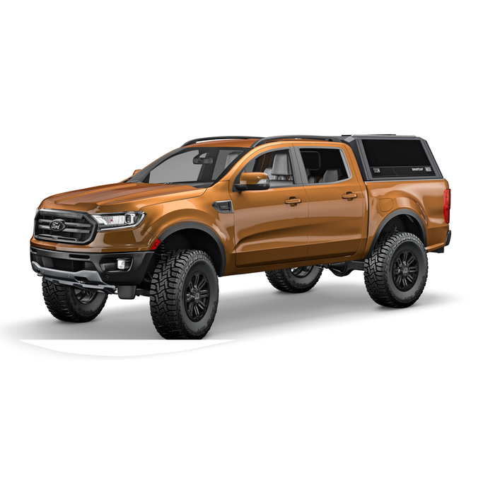 SmartCap Matte Black Truck Bed Cap EVO Sport Series w/ Horizontal Locks Model EV0303-MB