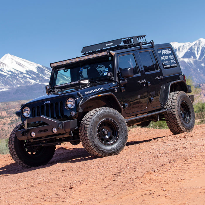 ARIES Jeep Wrangler JK Aluminum Front and Rear Inner Fender Liners Model 2500450