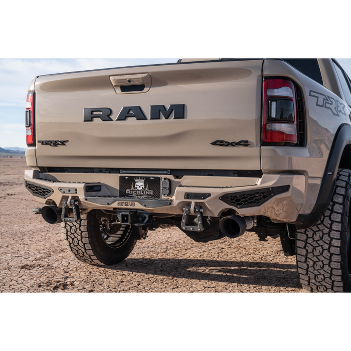Bodyguard Freedom Rear Sensor Cutouts Dual Exhaust Bare Metal Model MGR21LYB