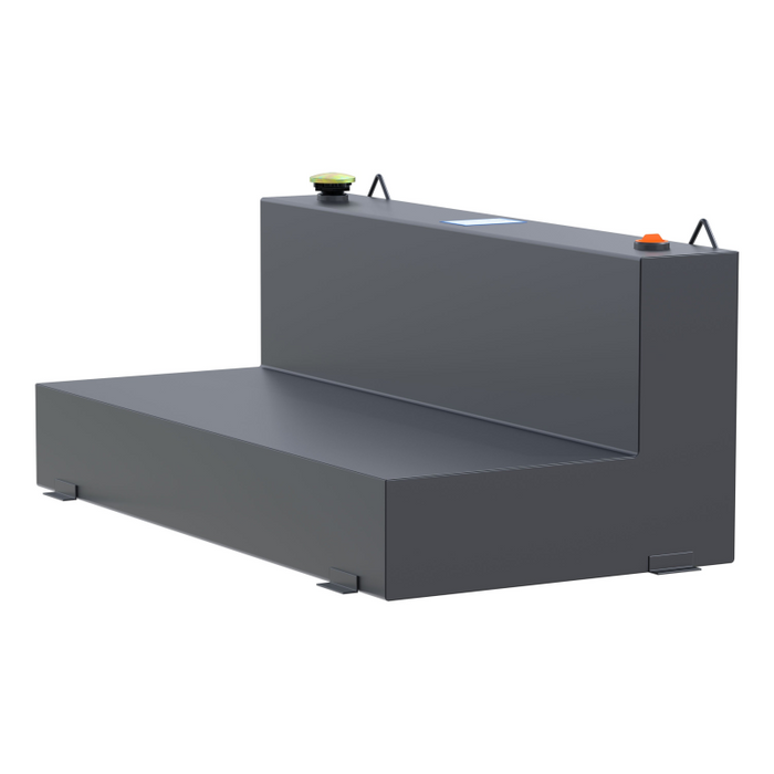 UWS Matte Black 100-Gallon L-Shape Steel Transfer Tank Model ST