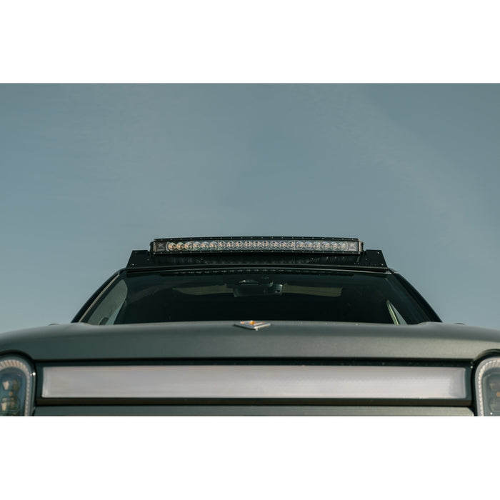 Rago Fabrication 2022-2025 Rivian R1T Roof Rack w/ Light Pocket (Honeycomb) Model AC940650103