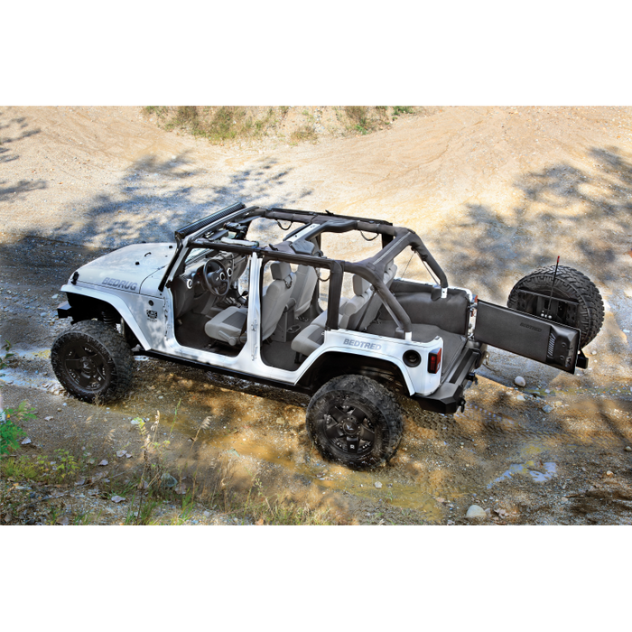 Bedrug Jeep Bedtred 4Dr Rr 5Pc Cargo Kit (Inc Tlgte & Tub Liner) Model BTJK07R4