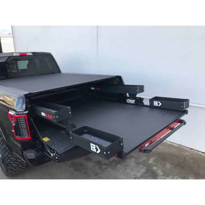 Bedslide BedBin Black Mini Kix 7 Inch X 18 Inch 2 pc Bin Kit Model BSA-MKB