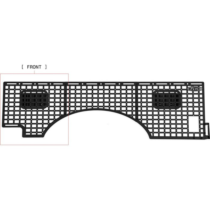 Addictive Desert Designs 23 Ford Super Duty Bed Side Molle Panels Passenger Full Kit Model AC8103301NA
