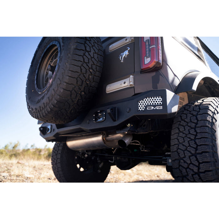 DV8 Offroad 2021-2025 Ford Bronco Mto Series Rear Bumper Model RBBR-01