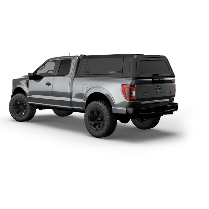 SmartCap Matte Black Truck Bed Cap EVOa Adventure Series w/ Horizontal Locks Model EA0301-MB