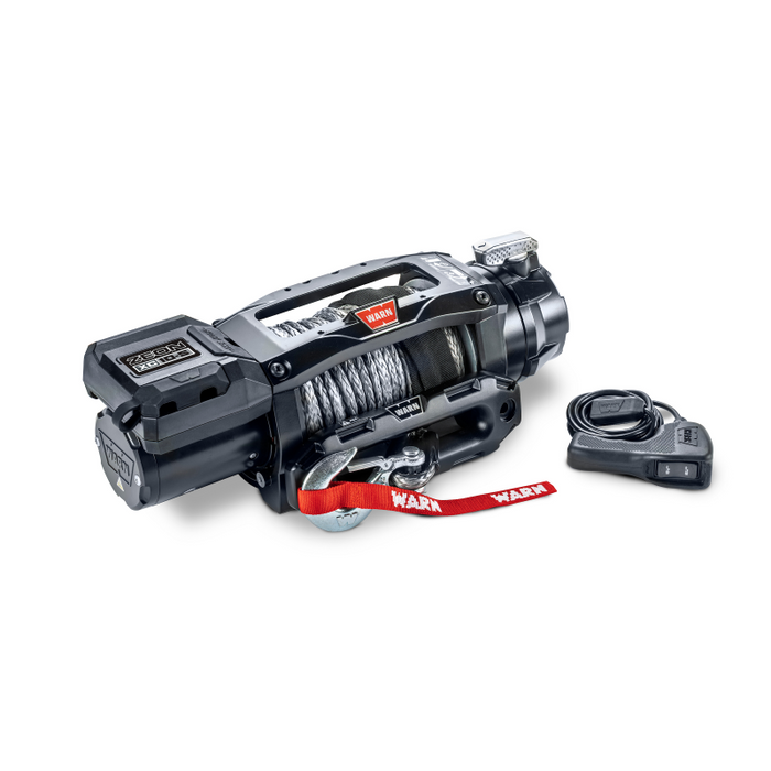 Warn Zeon XC 10-S Winch Pull Capacity 10000 Pounds 3/8 Inch X 100 Ft Of Spydura Synthetic Rope Model 110510
