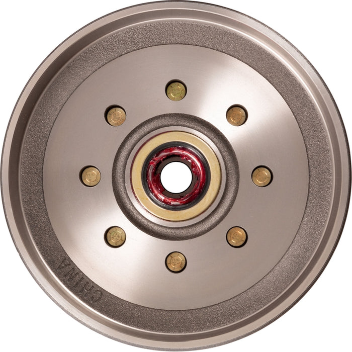 CURT 12" Brake Drum Hub Kit with Installed Bearings - 8 on 6-1/2", 1/2" Studs, 7,000-lb. Axles #2024013260 Model 2024013260