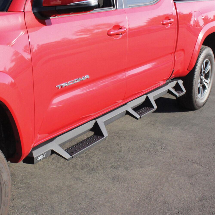 Westin HDX Drop Wheel to Wheel Side Steps Textured Black Steel For Double Cab Model 56-534185
