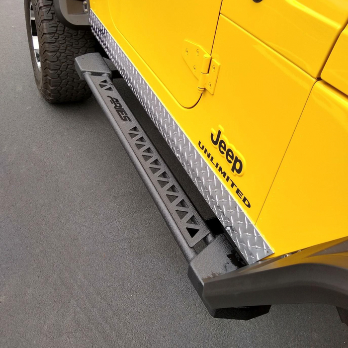 ARIES Rocker Step Running Boards, Fits Select Jeep Wrangler TJ Model 2074102