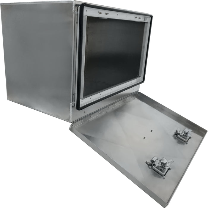 ProTech Underbody Box - 24X24X36 Smooth Drop Door Style Bright Aluminum Model 20-2104